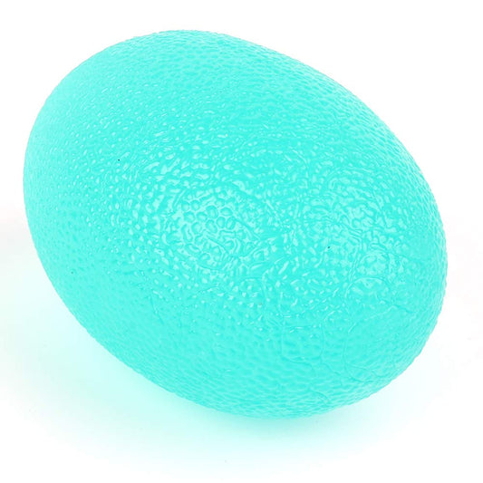 Bola de agarre en forma de huevo, bola de agarre de terapia de masaje de silicona para aliviar el estrés del ejercicio de fuerza de los dedos de la muñeca(12-Verde)