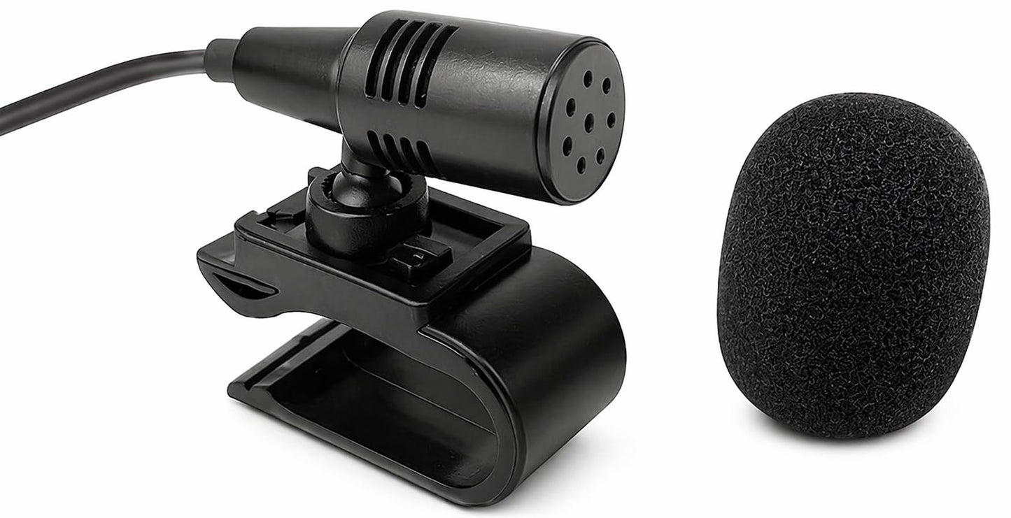 Micrófono SCREENTRONICS de 2,5 mm con manos libres para salpicadero y coche, receptor estéreo compatible con Pioneer
