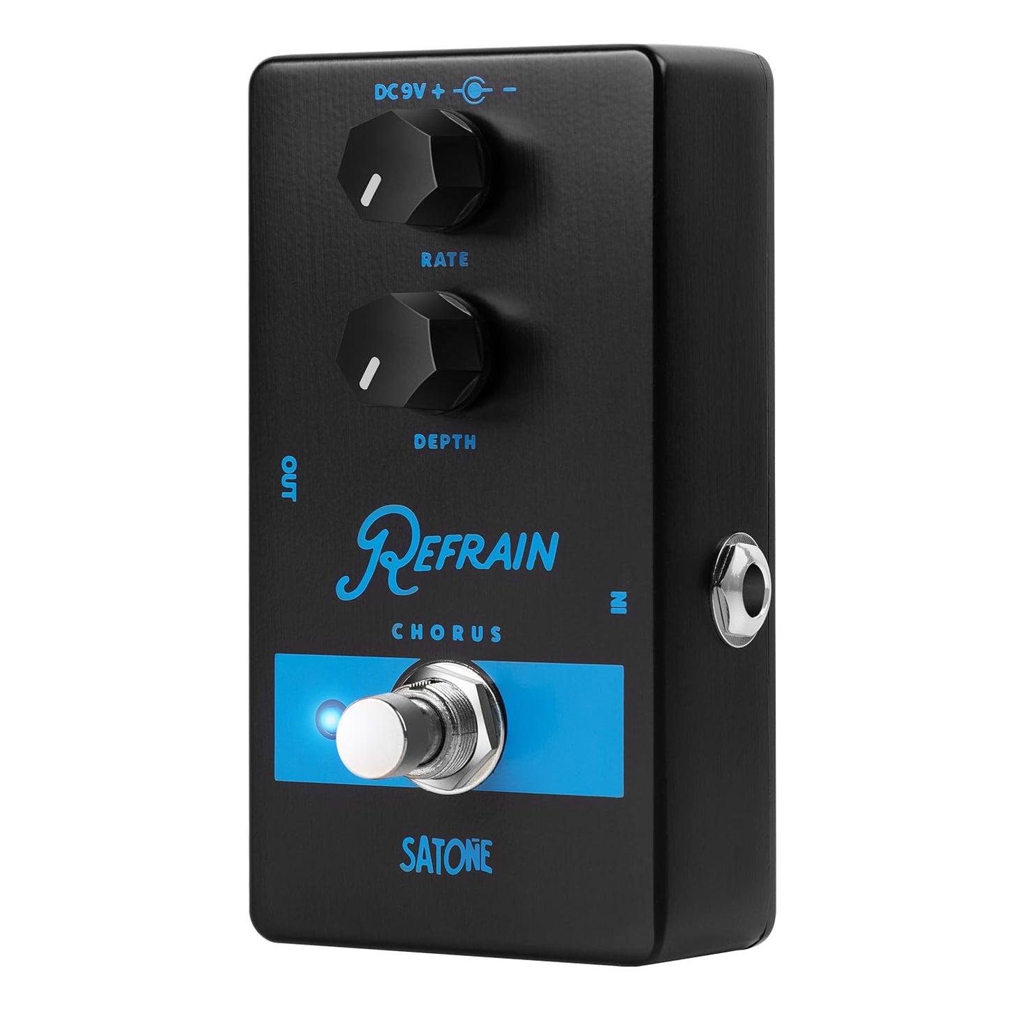 Pedal de Efecto Guitarra Eléctrica Satone S802 Cálido Clásico Acoustic Chorus Metal con True Bypass