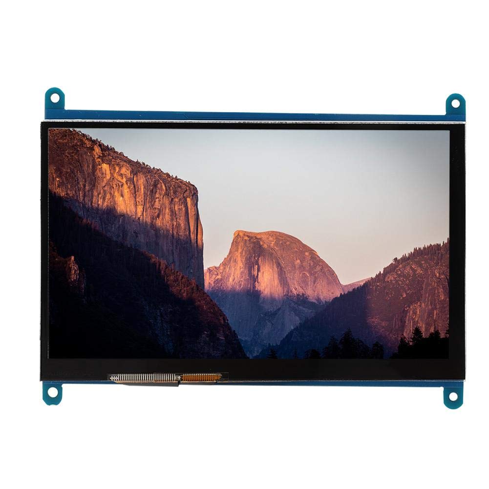 Lazmin Pantalla táctil LCD, Pantalla de 7 Pulgadas HDMI 1024x600 Ultra HD para 3