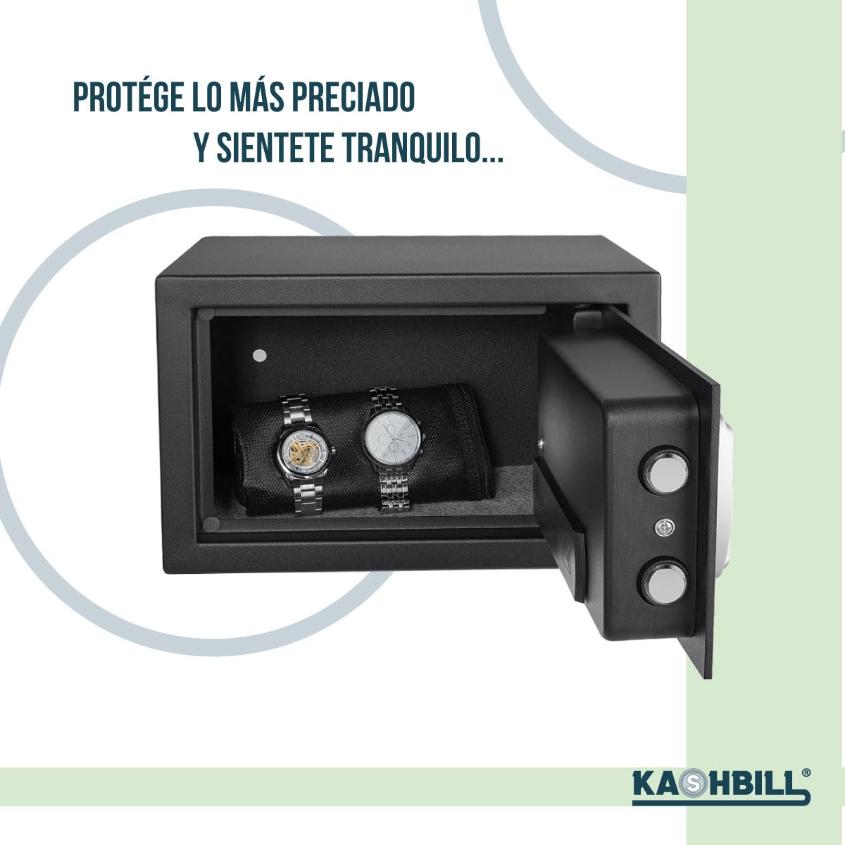 Caja Fuerte Digital Pequeña 20x31x20 cm modelo CF01 con Cierre Electrónico, Ideal para Hogar u Oficina caja pequeña