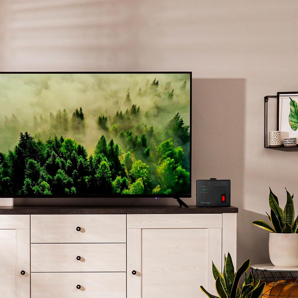 Regulador Automático de Voltaje Vorago AVR-400 175 Joules Supresor de Picos con 4 Contactos 1800W 3000 VA