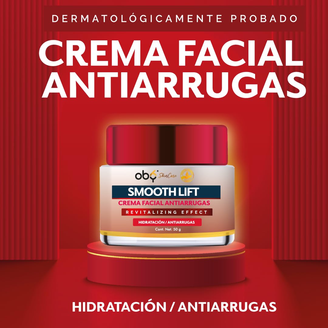 Oby Crema Hidratante Facial Antiedad Acido Hialuronico, Retinol, Niacinamida, Rosa Mosqueta | Oby Skin Care