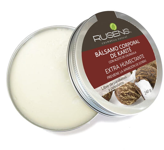 Bálsamo Corporal Rusens Karité y Caléndula Natural Extra Humectante para Piel Seca