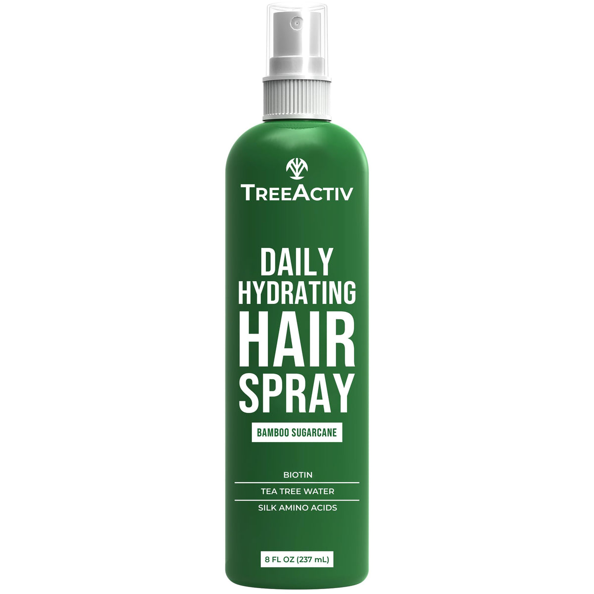 Spray Nutritivo Diario para Crecimiento del Cabello TreeActiv Bamboo Sugarcane con Aceite de Argán y Biotina