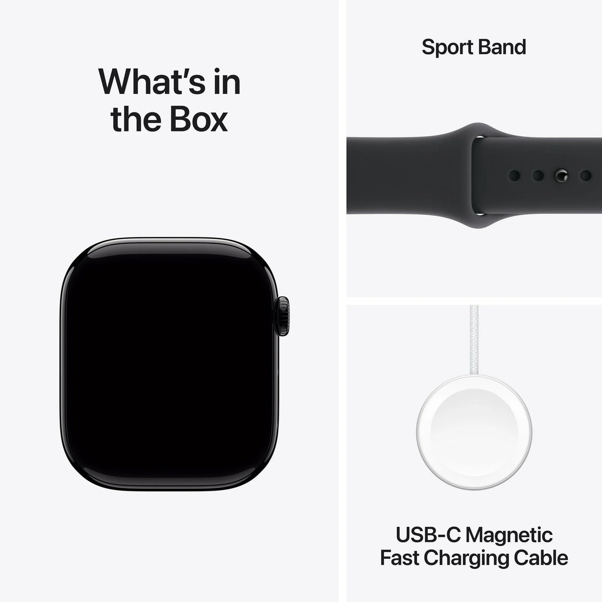 Reloj Inteligente Apple Negro Azabache Correa Deportiva Reacondicionado