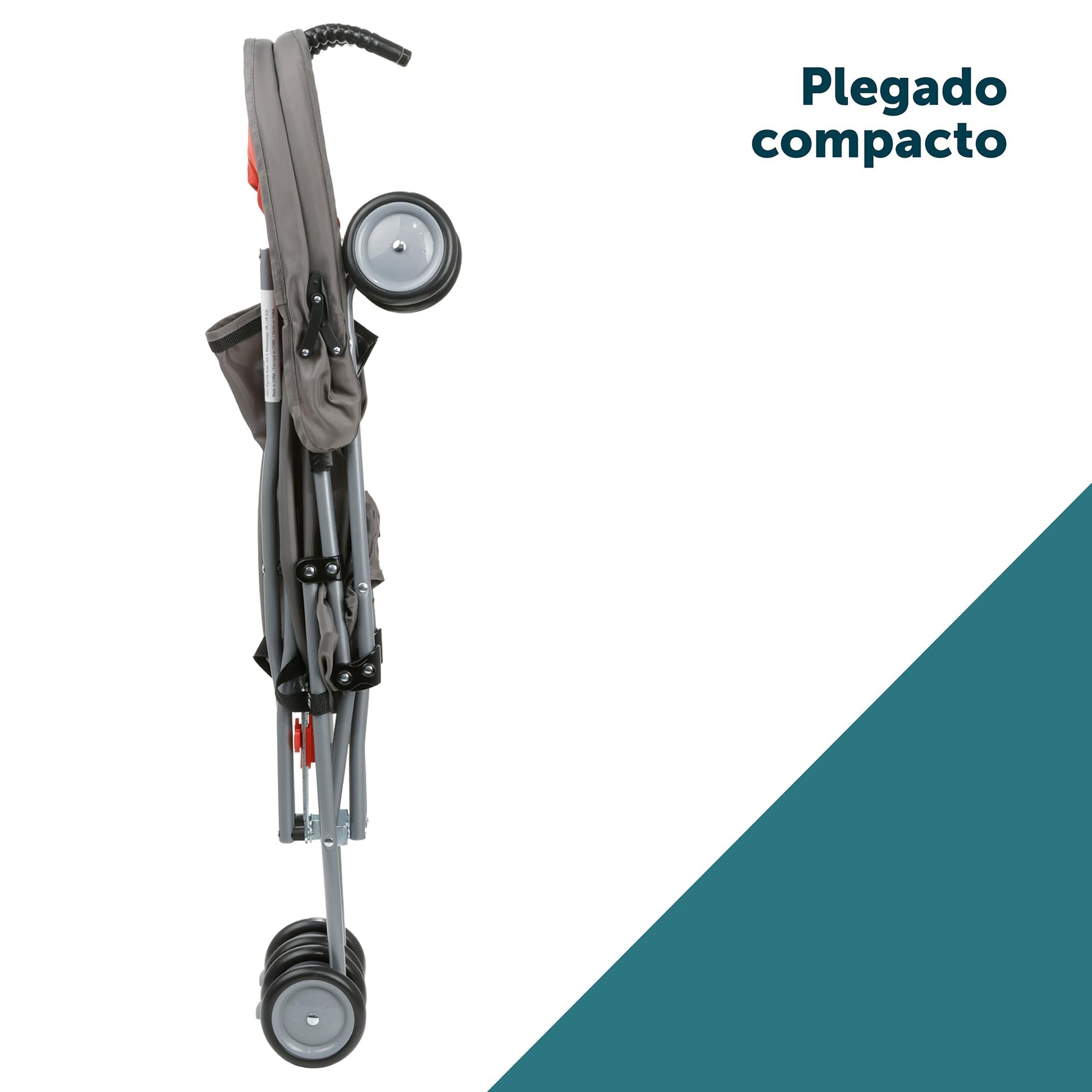 Carriola Safety 1st Gris con Personaje Divertido y Mango Ergonómico para Niños a Partir de 6 Meses
