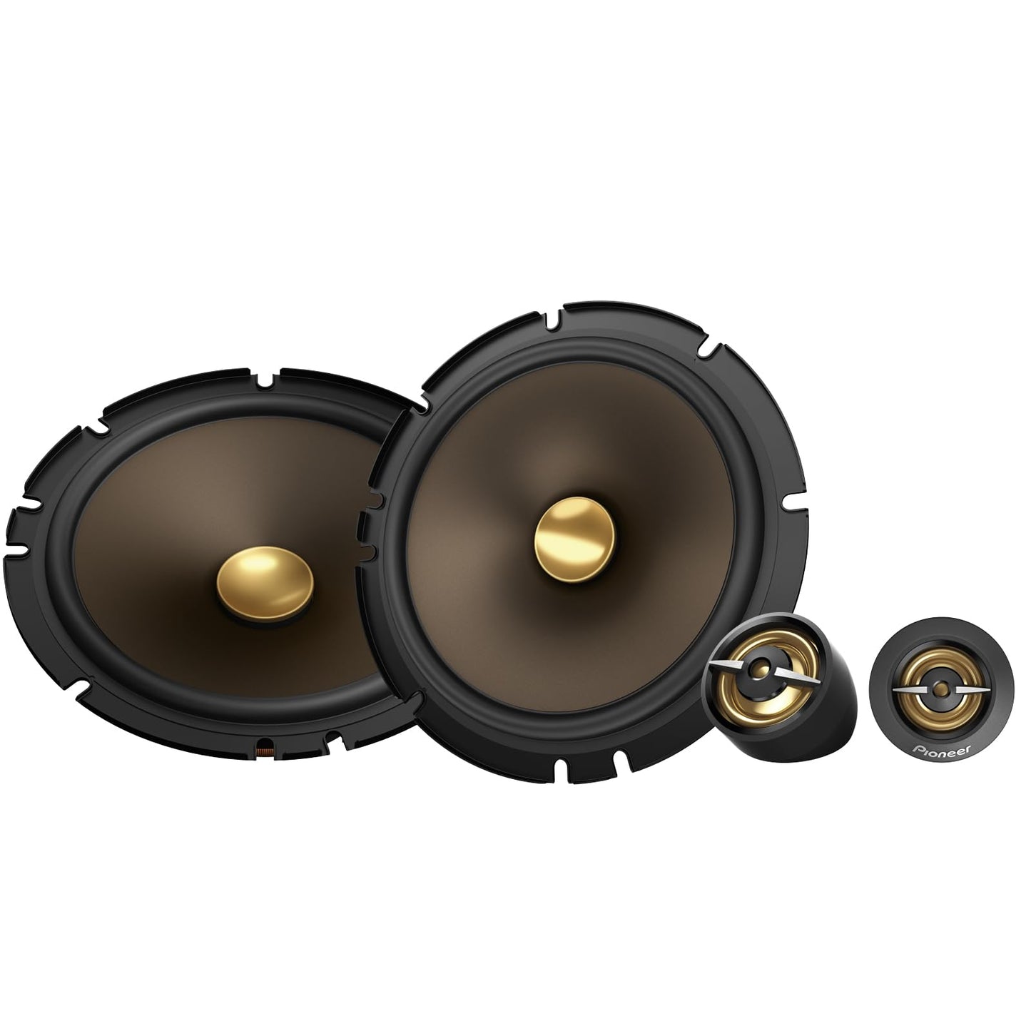 Altavoces para Automóvil Pioneer Serie A MAX TS-A653CH Redondos con Respuesta de Graves Mejorada