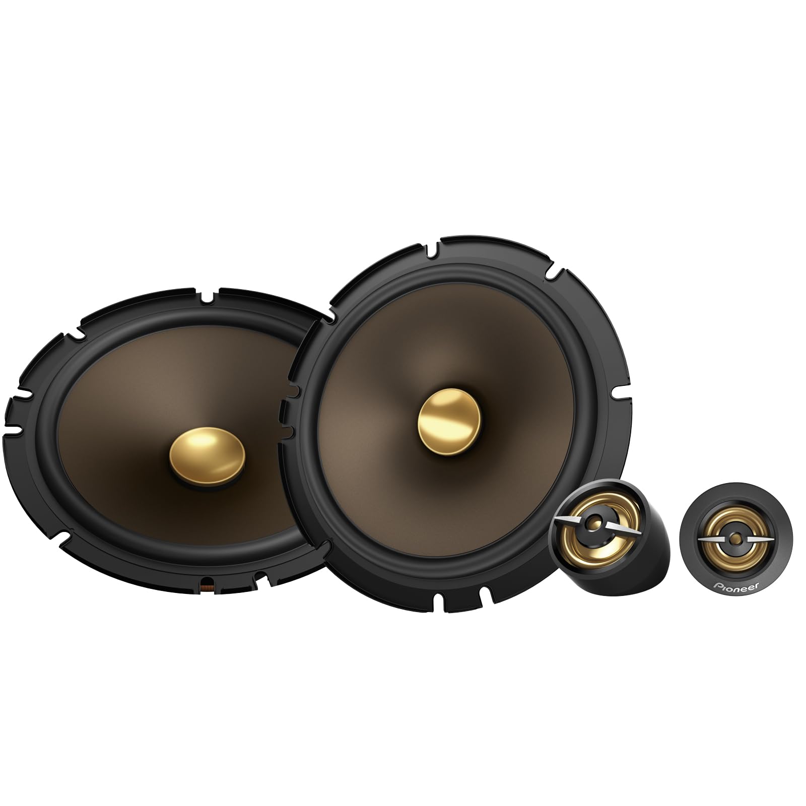 Altavoces para Automóvil Pioneer Serie A MAX TS-A653CH Redondos con Respuesta de Graves Mejorada