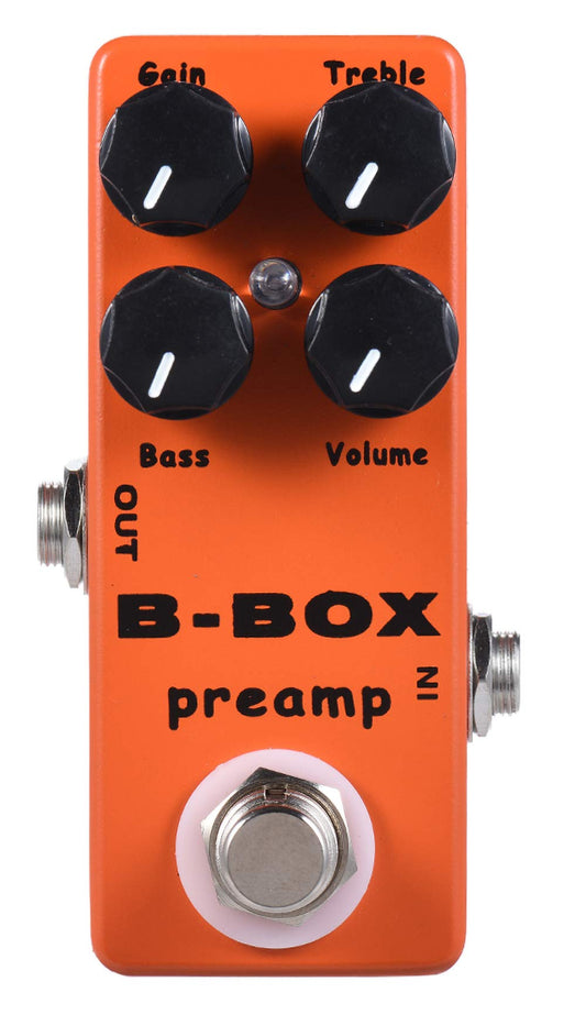 Pedal de Preamplificador de Guitarra Eléctrica YMuze Moskyaudio Mini B-Box sobremarcha