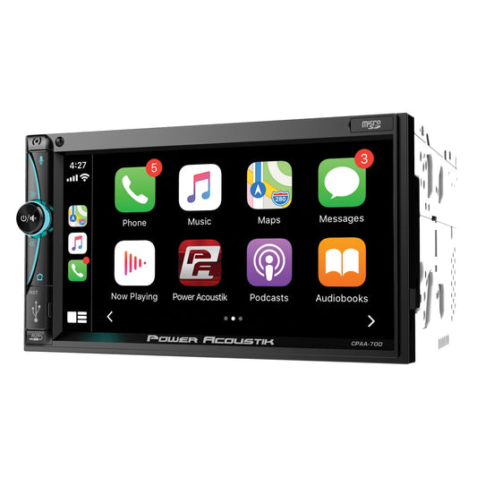 Estéreo Doble Din CPAA-70D 7 Pulgadas Táctil HD Apple Carplay Bluetooth para Coche