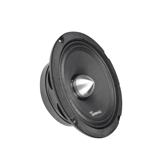 Altavoz de Rango Medio TIMPANO TPT-MR6-4 Pro Audio 6.5 Pulgadas para Coche 4 Ohms 125 Vatios RMS 250 Vatios Continuos