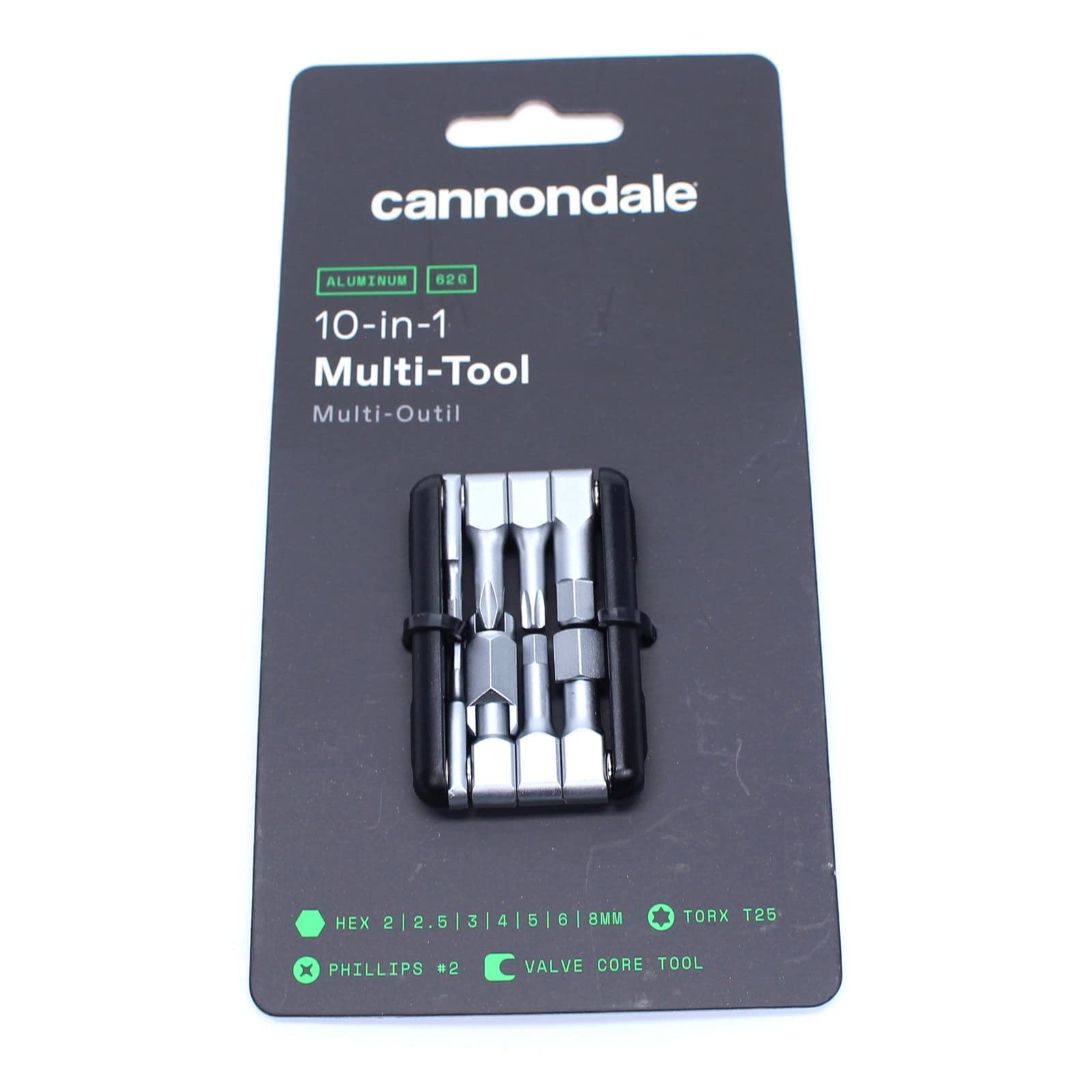 CANNONDALE STASH Mini herramienta 10 en 1 negro/plateado