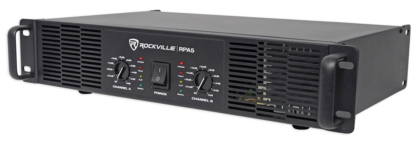 Rockville R4G150B Bobina de cable para amplificador de auto o tierra, 4 AWG (calibre de alambre estadounidense), 45 m, negro, 1000 vatios