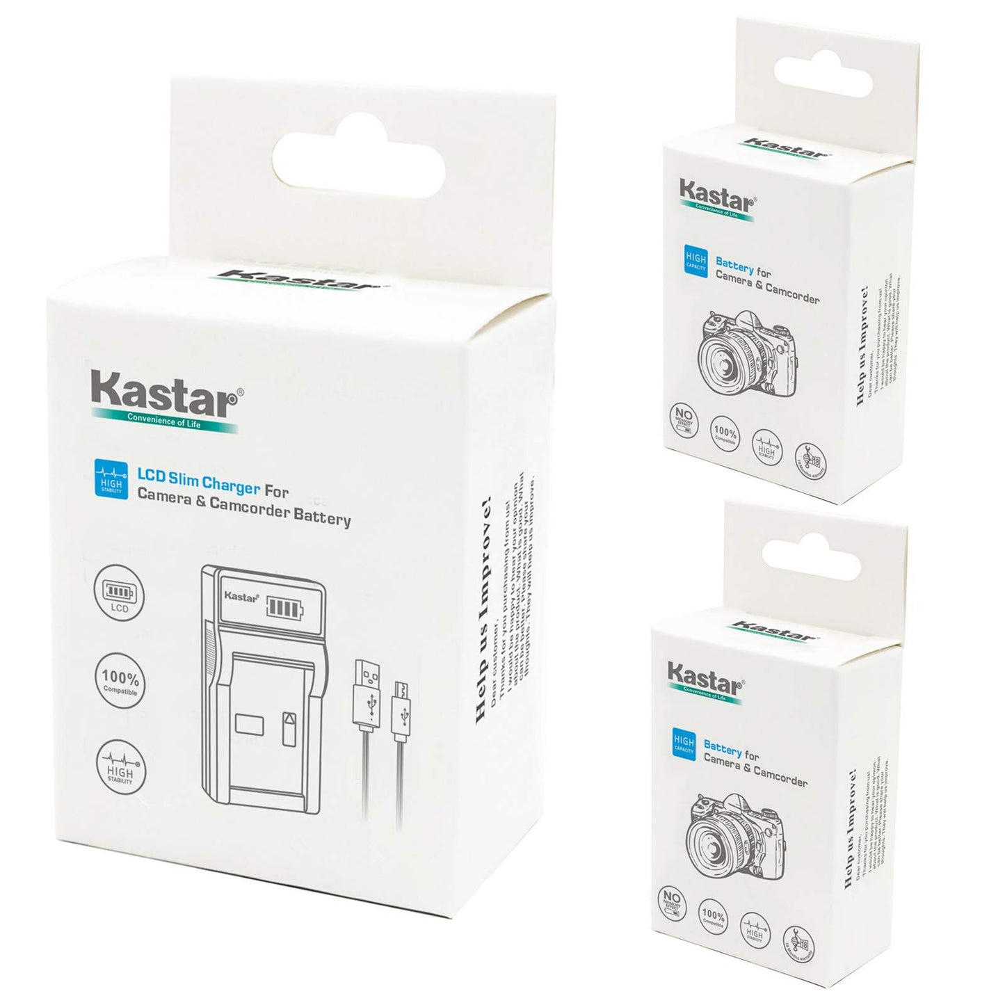 Cargador USB Kastar Negro con Batería KLIC-7006