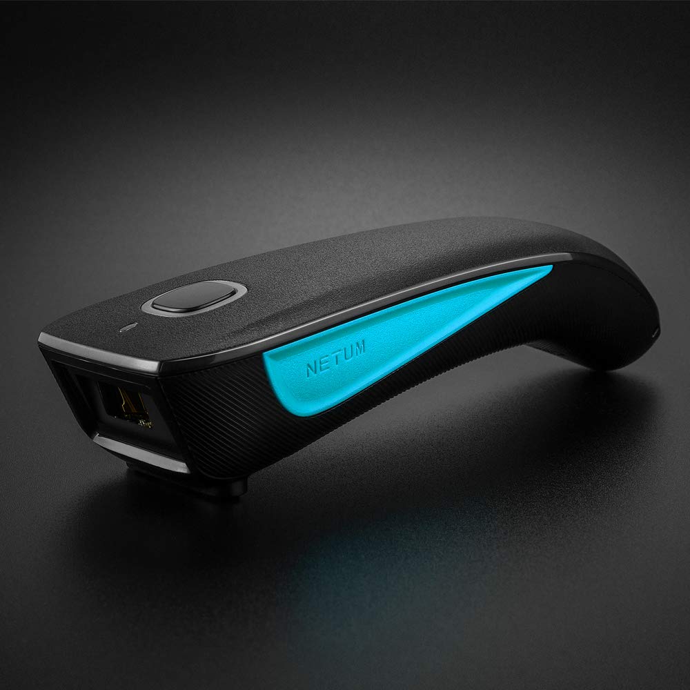 Escáner de Código de Barras NETUM C830 Inalámbrico Blanco con Bluetooth para Windows, Mac, Android, iOS