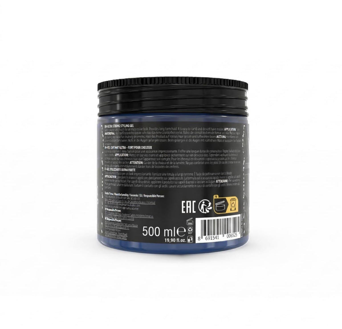 Barber Marmara- "barber Marmara No.34 Gel para Peinar el Cabello 500 Ml - Gel para el Cabello para Hombres - Fijación Fuerte - Sin Adherencia y sin Residuos
