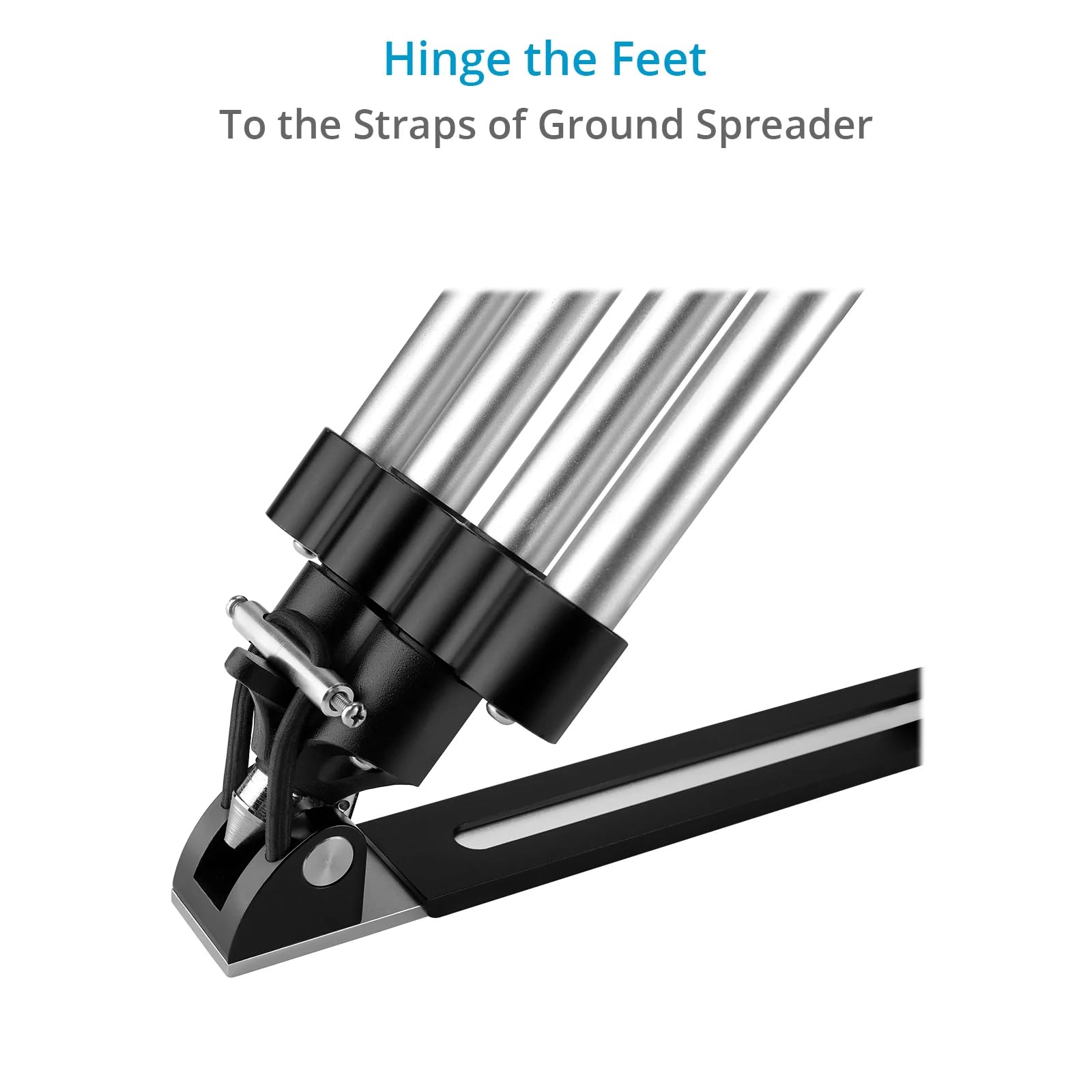 Trípode PROAIM HD de Alta Resistencia Mitchell Negro con Esparcidor de Aluminio para Cámara de Bebé