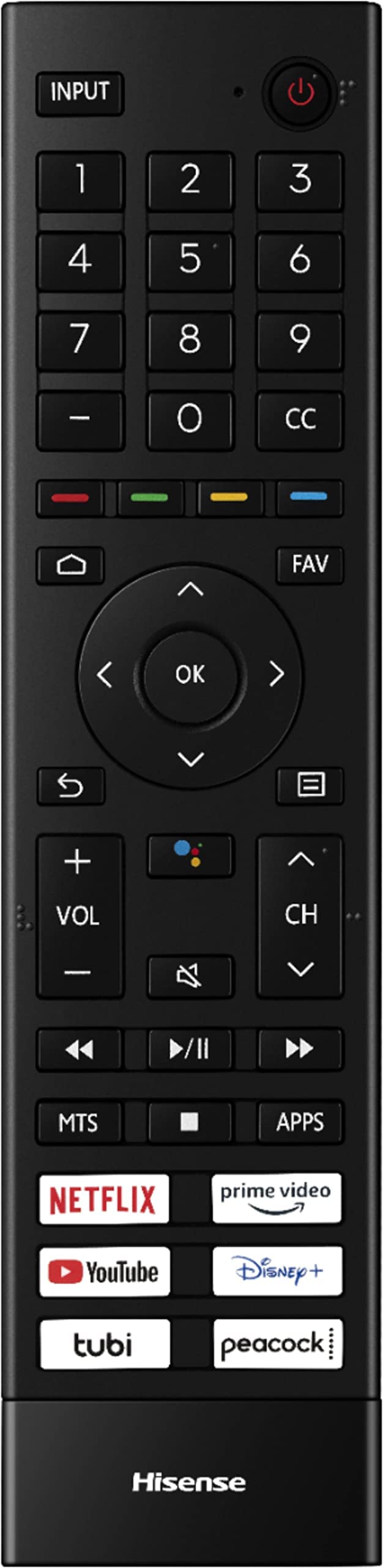 Hisense Television de 43" Class A6G Series LED 4K Ultra HD Smart Android TV Compatible con Netflix, Youtube, Disney+, Google Assistant y Alexa - 43A6GX3 (Reacondicionado)