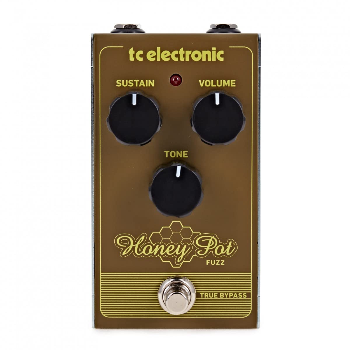 Pedal de Efectos TC Electronic HONEY POT FUZZ clásico con Tonos Masivos y Sustain Duradero