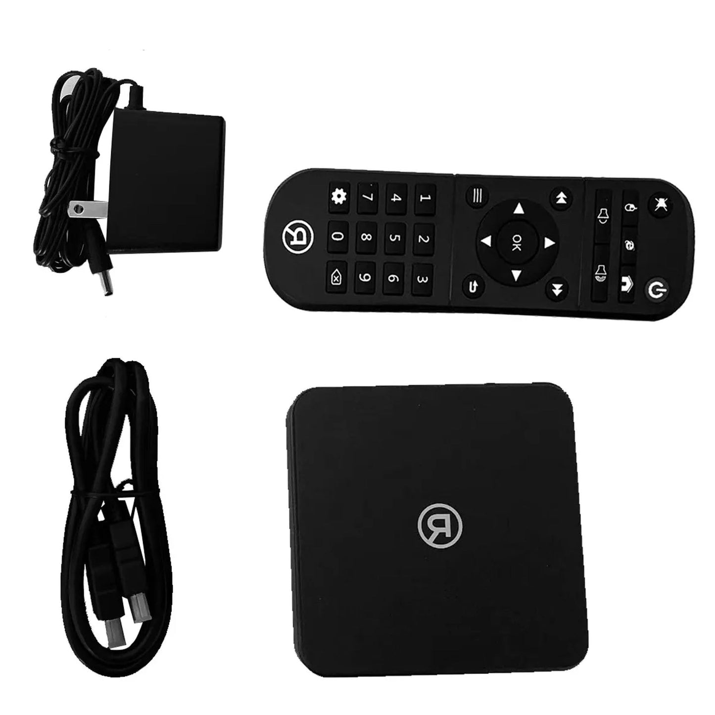 YEEMOVIL Android TV Box 4K Ultra HD y 3D, CPU de 64 bits, WiFi de Doble Banda, Ethernet, Bluetooth 4.1, HDMI y USB – Centro Multimedia Inteligente