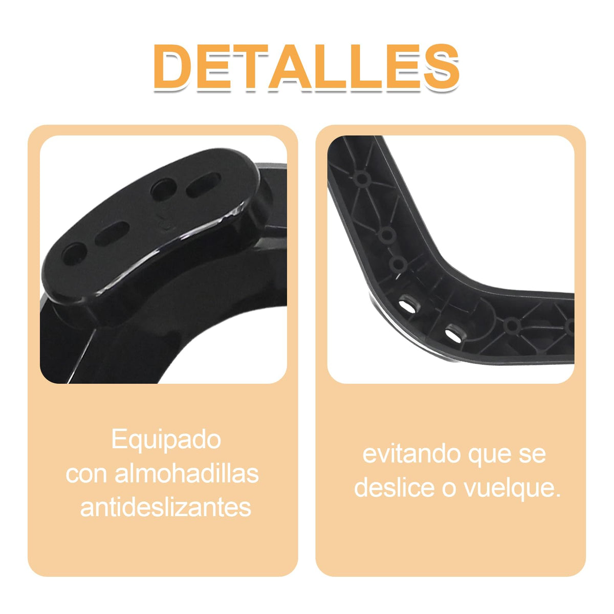 Patas de Televisor Laffoonparts Negras Soporte Universal para Televisores de 32 a 55 Pulgadas