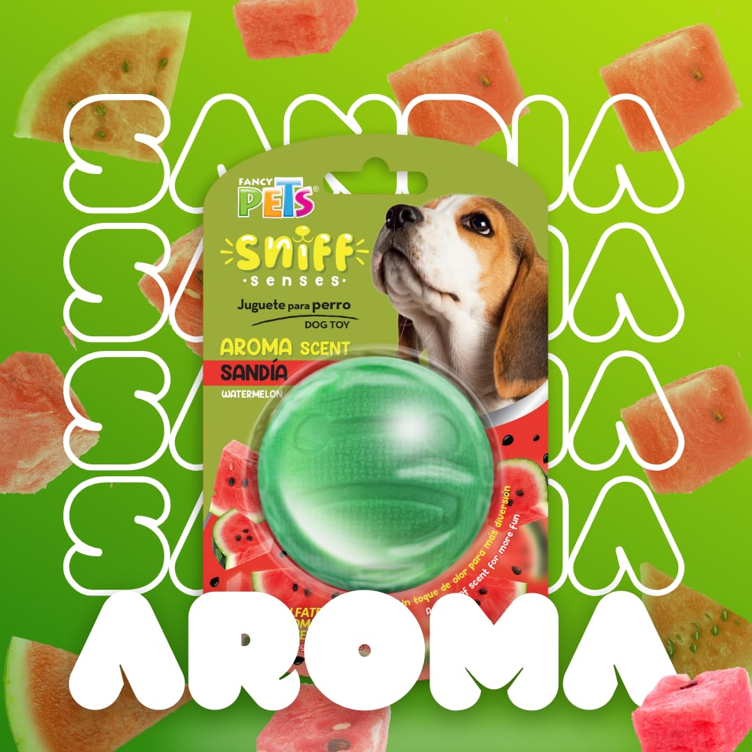Fancy Pets Pelota Sniff con Aroma A Sandia para Perro