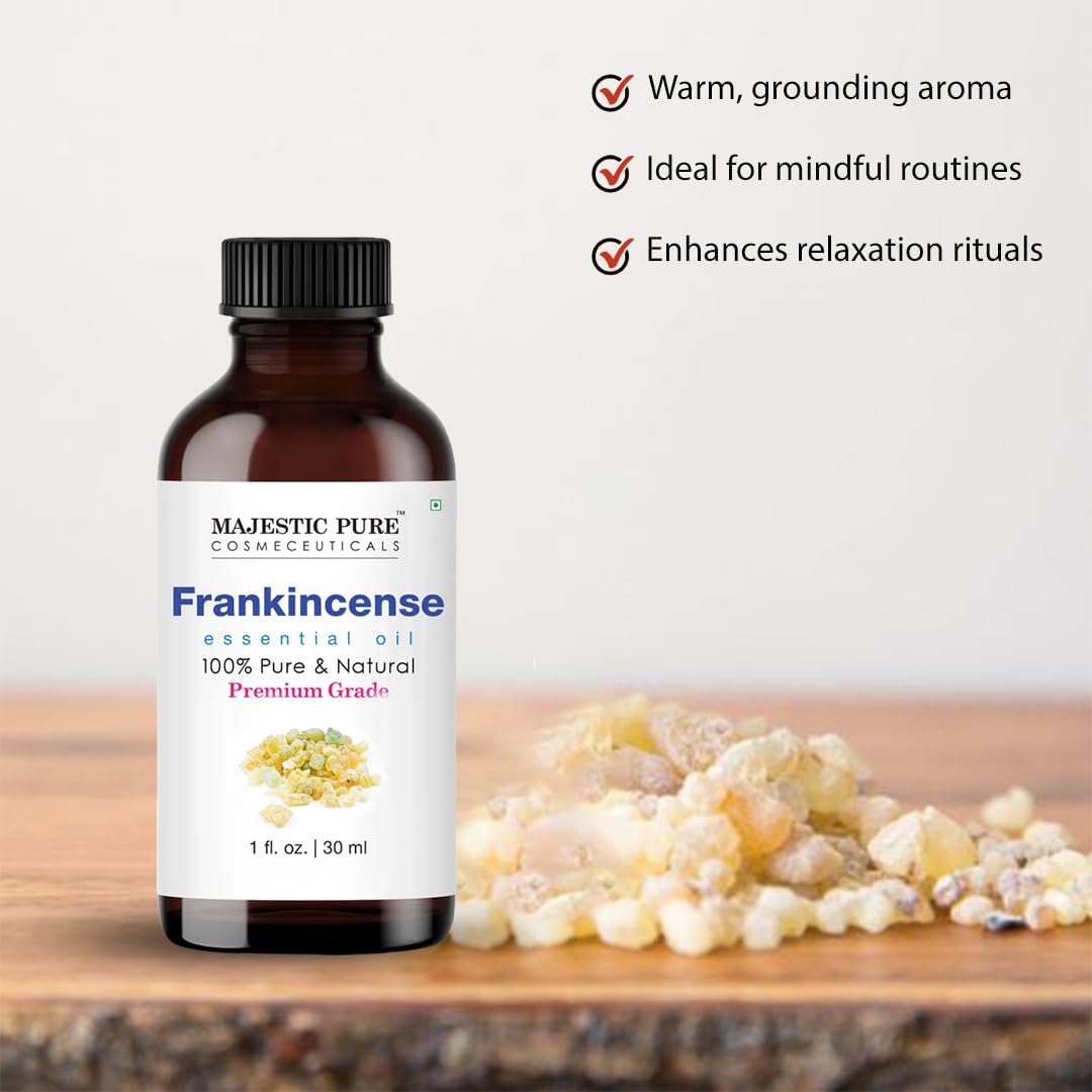 Majestic Pure Frankincense Essential Oil, Pure and Authentic - 1 fl Oz