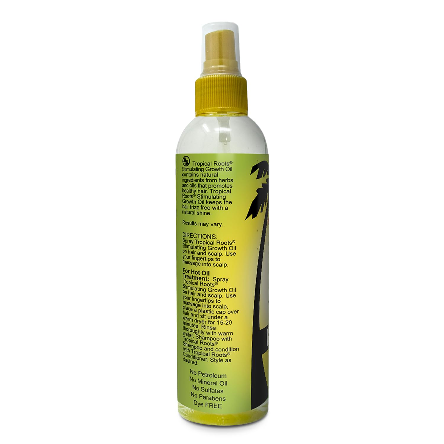 Bronner Brothers Aceite de crecimiento de raíces tropicales, 8 onzas líquidas