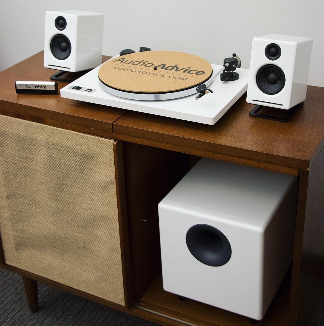 Audioengine S8: Altavoz subwoofer de 250 W con Amplificador Integrado para Audio doméstico