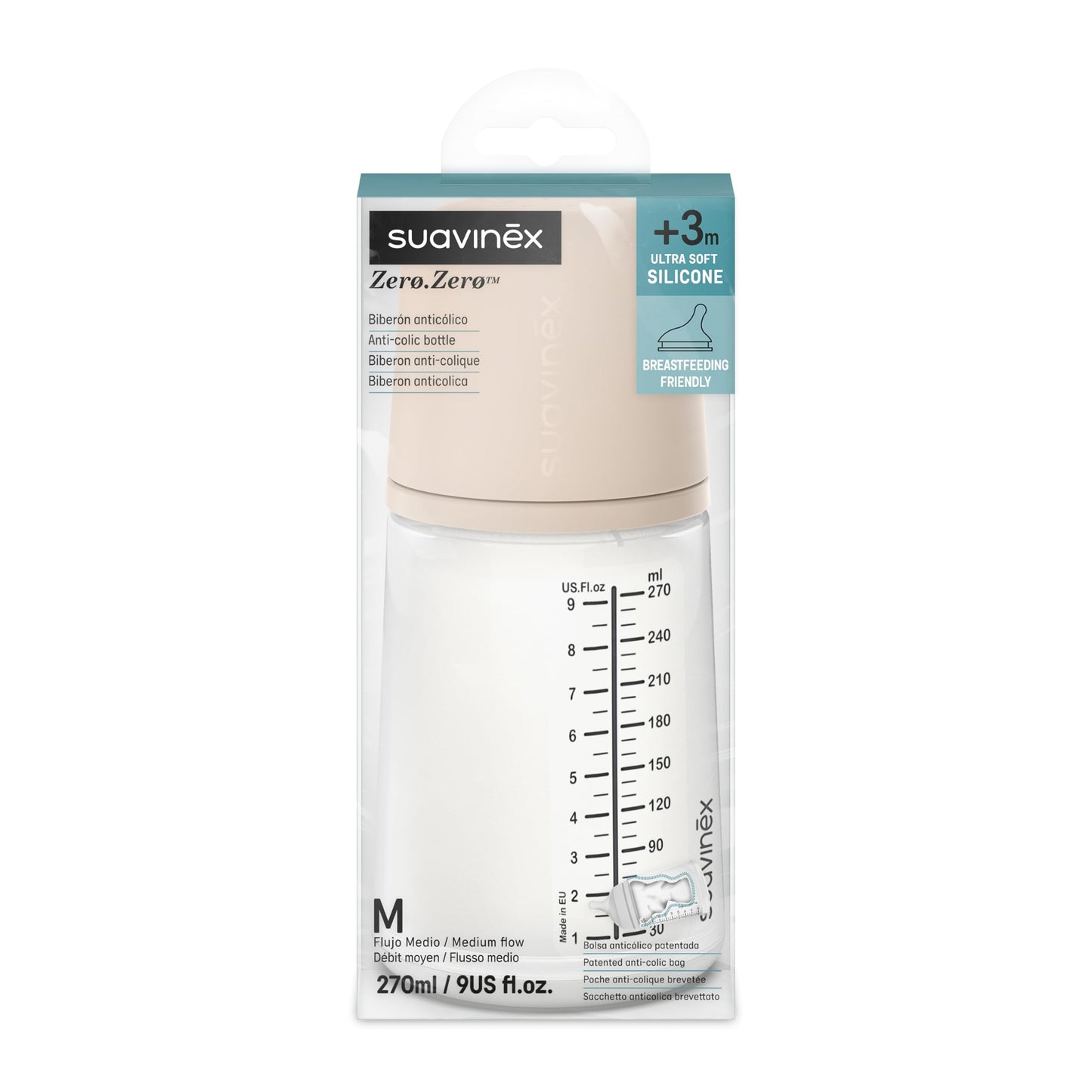 Biberón Anticólico Suavinex Light 9 Oz
