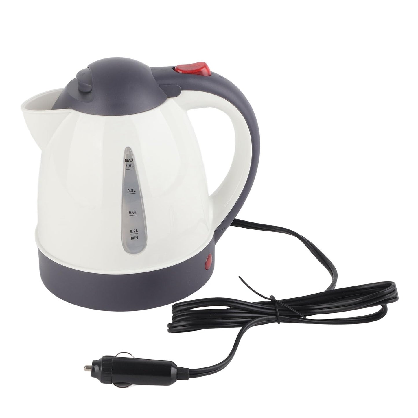 Hervidor Eléctrico Pequeño de Acero Inoxidable, Mini Calentador de Agua Portátil Caliente de Viaje Tetera de Caldera de Agua Caliente para Café del Té