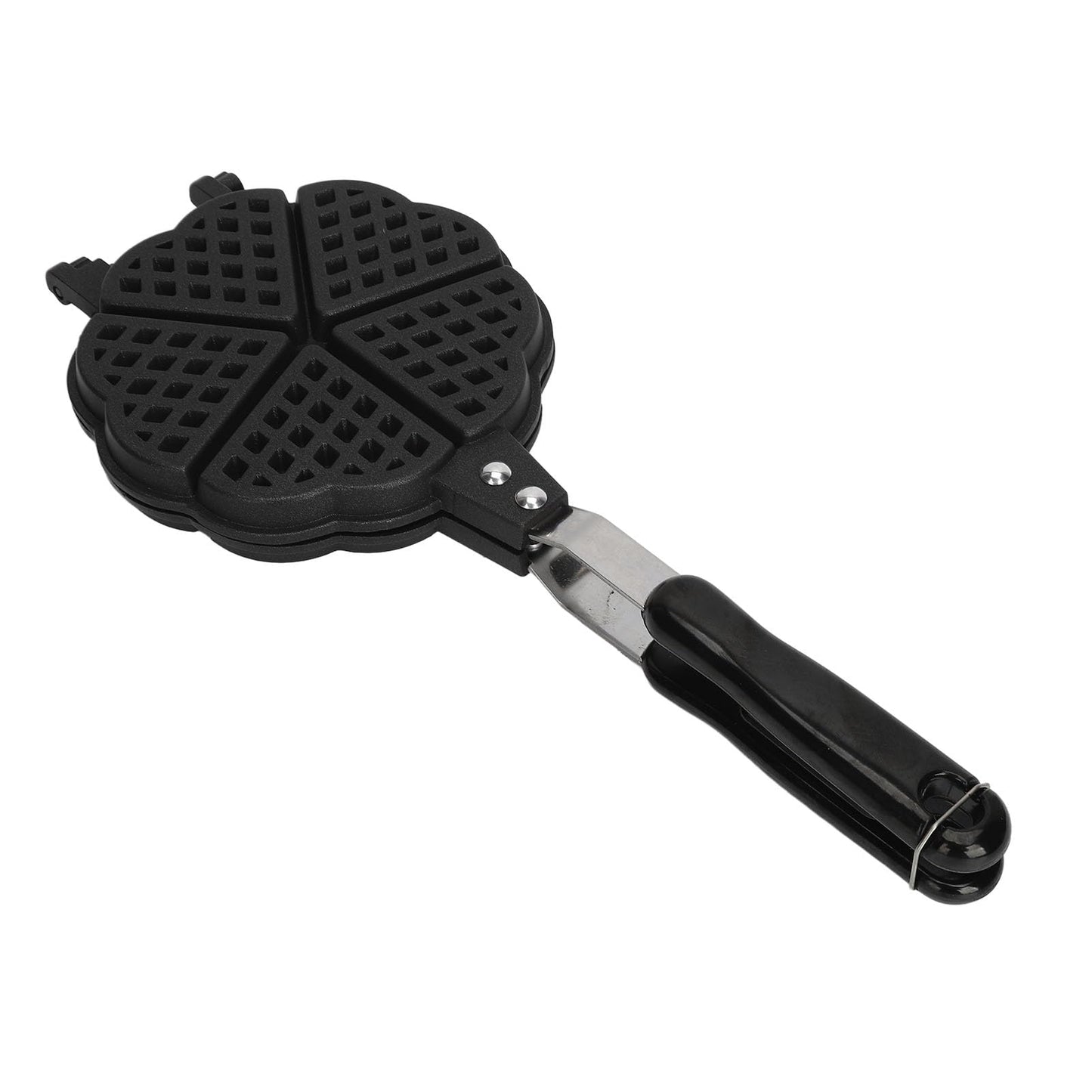 Máquina para Hacer Gofres con Sartén, 5,9 Pulgadas, Perfecta para Gofres Tostadores de Sándwich, Mini Planchas para Gofres Antiadherentes de Doble Cara para un Desayuno sin