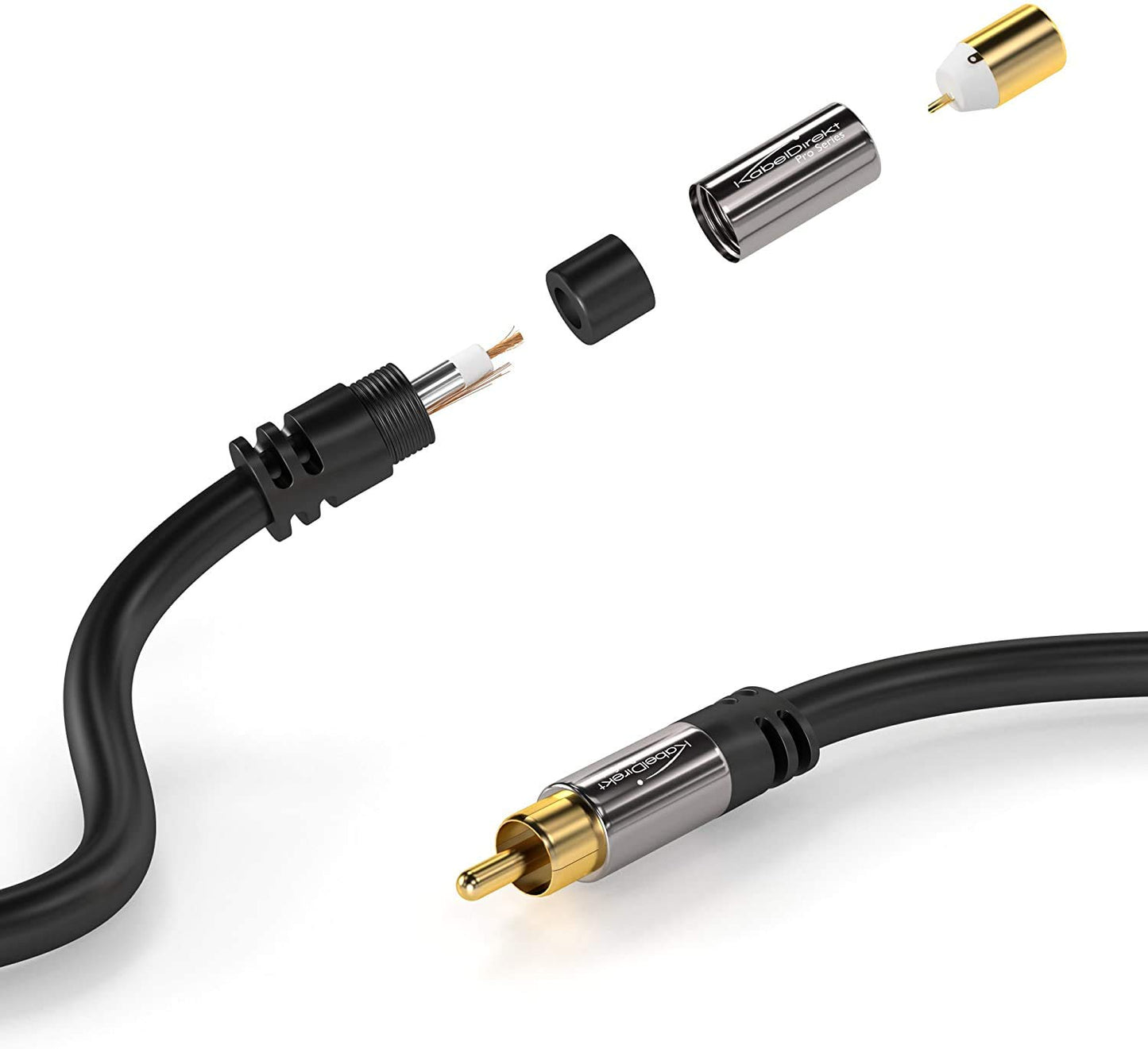 KabelDirekt – Cable de extensión Cinch – 20ft/6m