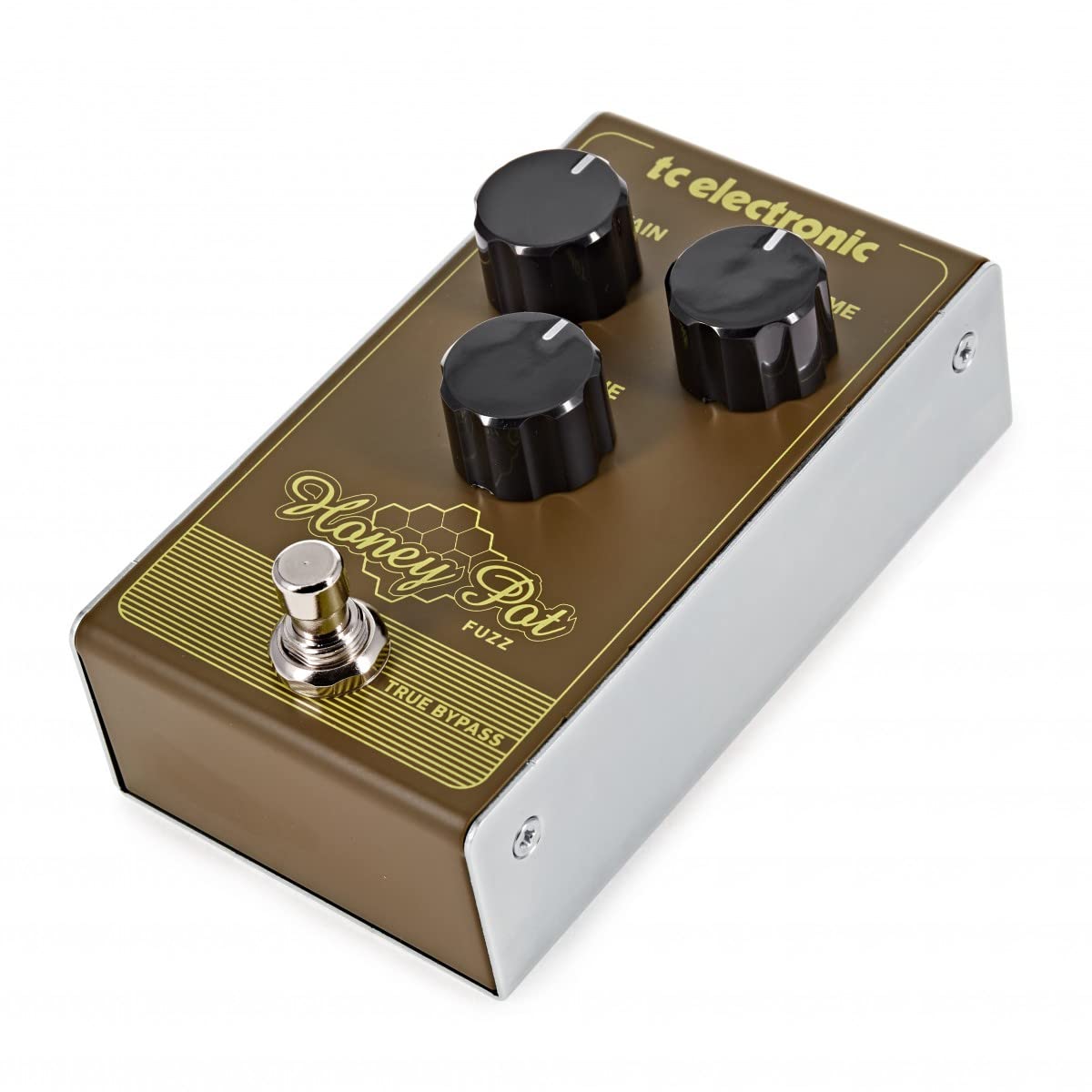 Pedal de Efectos TC Electronic HONEY POT FUZZ clásico con Tonos Masivos y Sustain Duradero