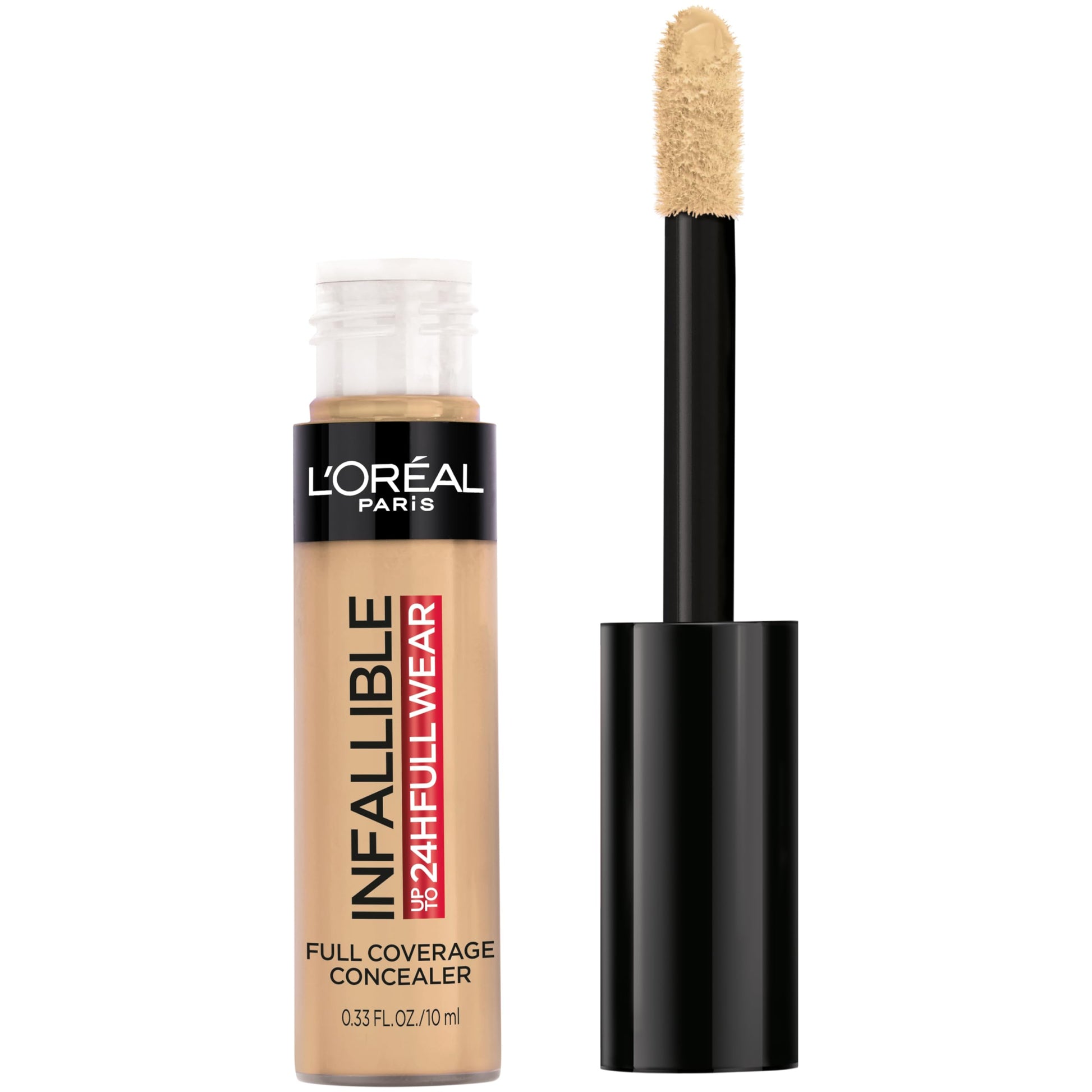 L'oreal Paris Cosmetics Infallible Corrector de uso completo, impermeable, cobertura completa, vainilla, 0.33 onzas líquidas, Latte, 0.33 Fluid Ounce