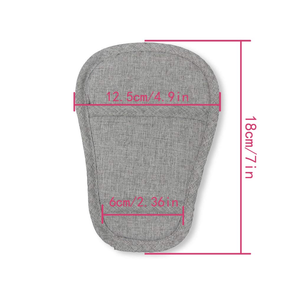 3 piezas de fundas para correas de asiento de coche de carriola de bebé y almohadilla para entrepierna combo gris, fundas para correas universales suaves para recién nacidos, bebés, niños