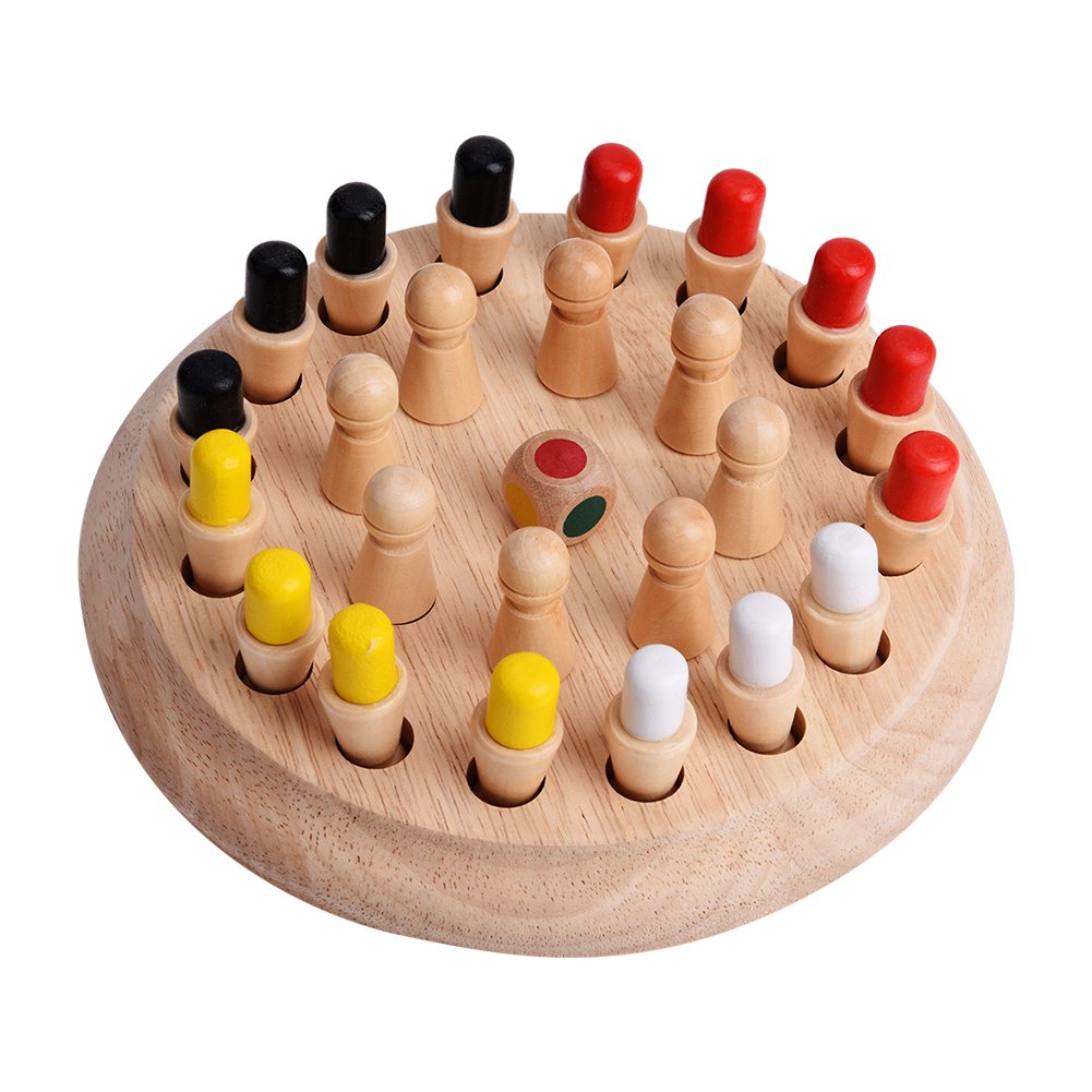 Juego de Memoria en Madera Simlug 3D para Niños y Adultos a Partir de 6 Años