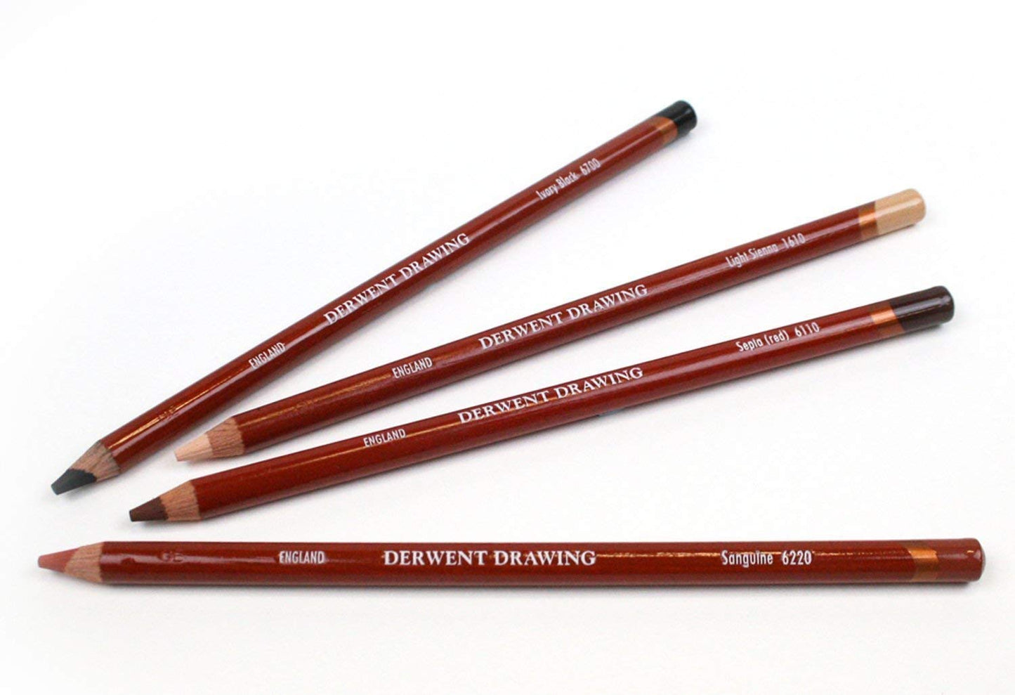 Derwent - Lápices de dibujo y accesorios, blandos, de lata metálica, 6 unidades (0701089)