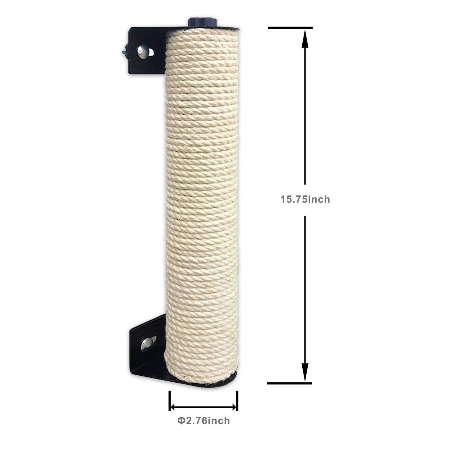Rascador para Gatos ZFBIRD Beige Ahorro de Espacio para Moler Garras y Escalar