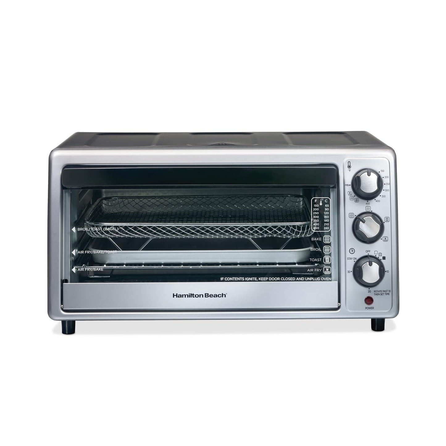 Hamilton Beach Horno tostador Sure-Crisp con freidor con aire