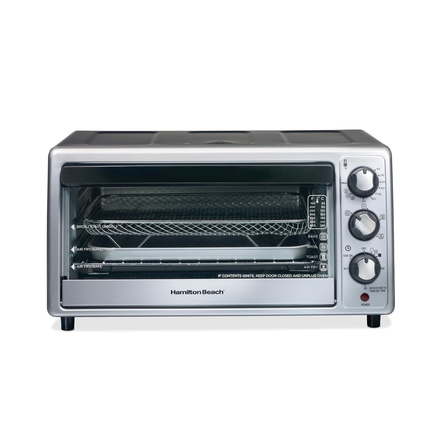 Hamilton Beach Horno tostador Sure-Crisp con freidor con aire
