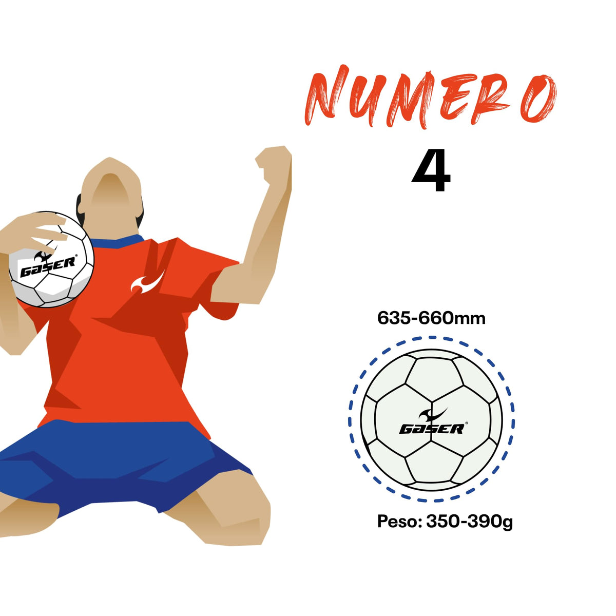 Balón Fútbol Laminado Modelo Suka Gaser (Verde, Blanco, No. 4)
