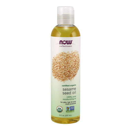 Now Foods | Organic Sesame Seed Oil, 237 Ml