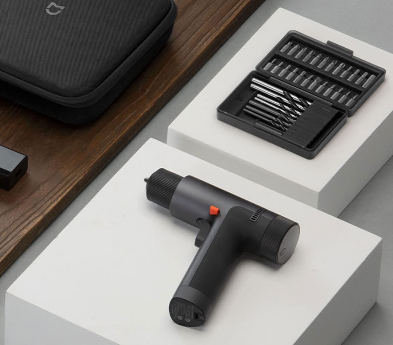 Xiaomi 12V Max taladro inalámbrico sin escobillas, 30 nm potente par, control de precisión de 30 velocidades, 3 modos de funcionamiento, visualización inteligente, gris