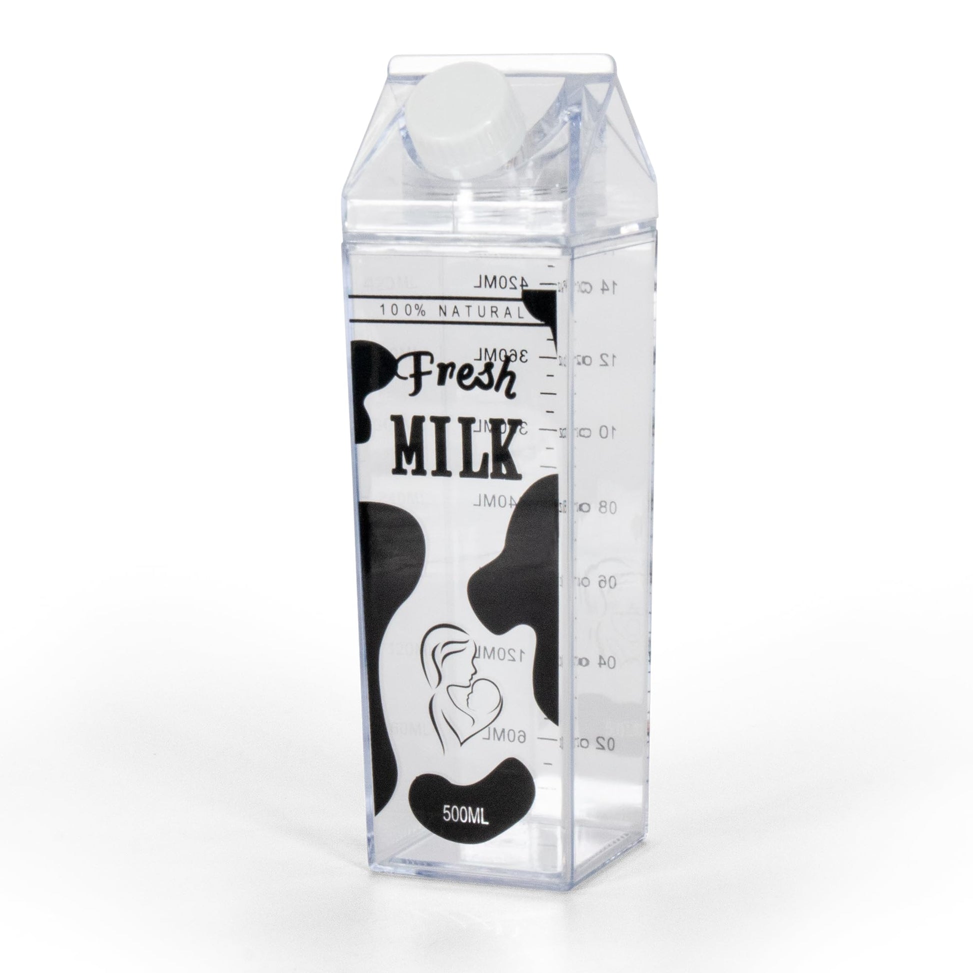Avalyr - Paquete de 3 recipientes de fórmula de 500 ml y recipientes de almacenamiento de leche materna con tapas para nevera, jarra perfecta para refrigerador y botella de almacenamiento de leche