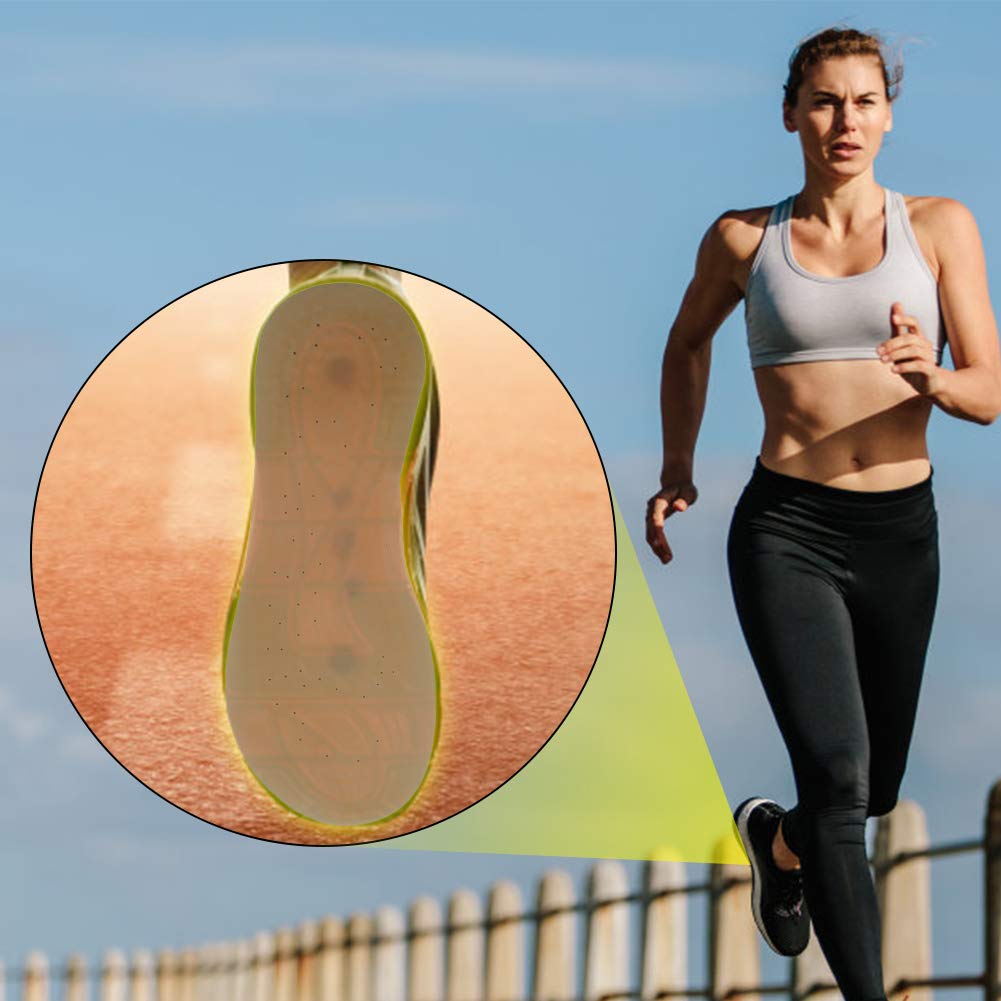 Plantillas Magnéticas Puntos de Acupuntura Transpirable para Zapatos Inserciones Ortopédicas para Hombres y Mujeres