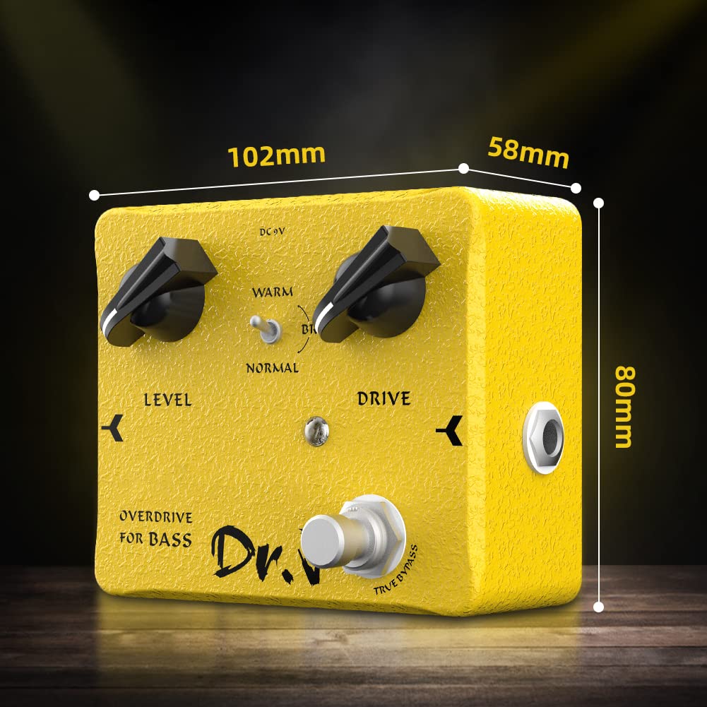 Pedal de Efectos JOYO Sobremarcha Rock Metal Bajista Dr.J Series D52