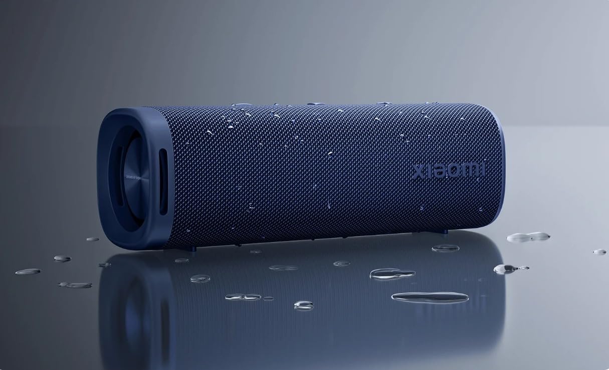 XIAOMI Sound Outdoor Blue | Bocina Portátil de 30W con Sonido Potente | hasta 12 Horas de Reproducción | Sonido Estéreo con TWS | Waterproof IP67 | Bluetooth 5.4 | Altavoz con micrófono Integrado