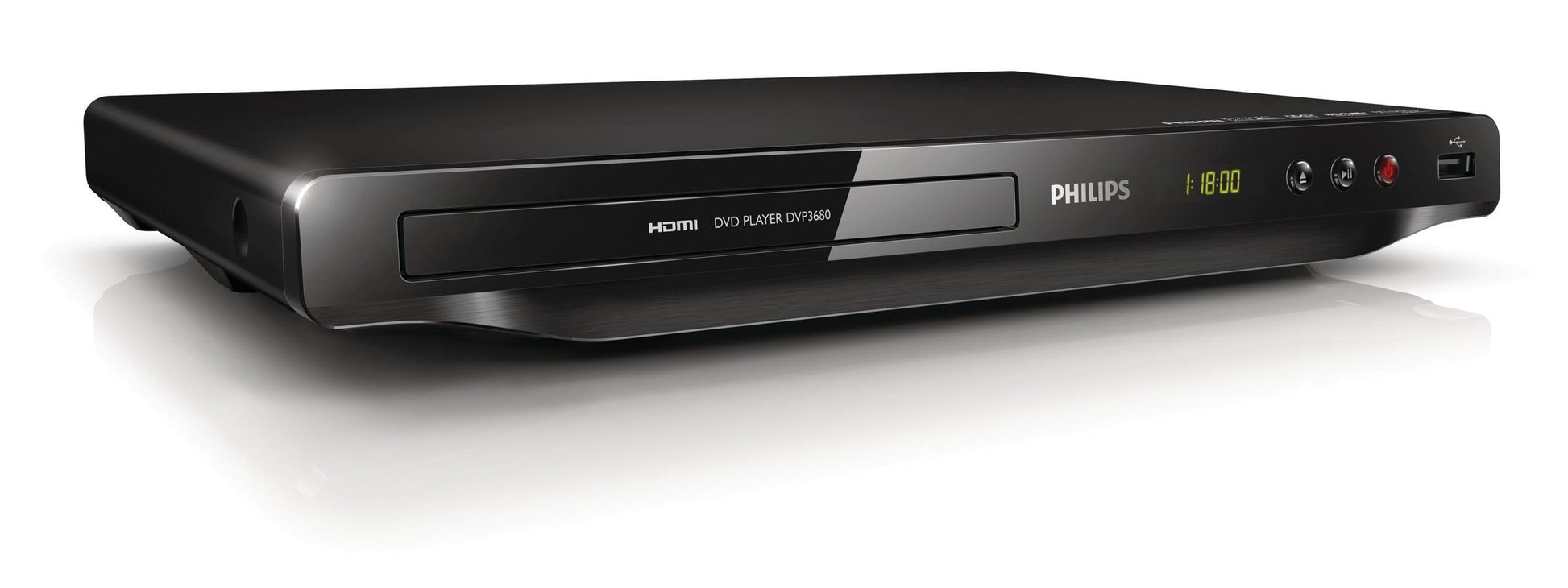 Reproductor de DVD Philips 3000 Series Negro con PAL y Resolución hasta 1080p
